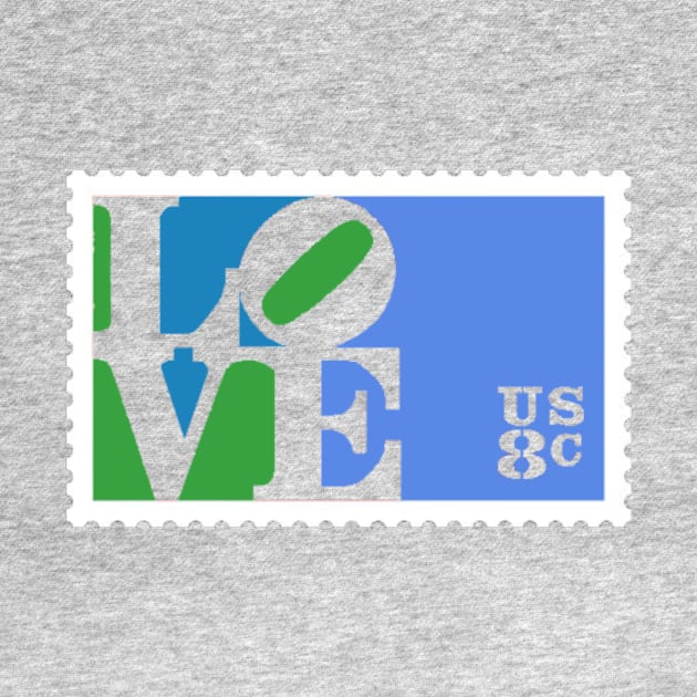 Love Stamp Stencil (Robert Indiana) by TRIME